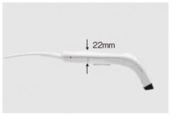 輕質(zhì)、緊湊型設計，握把厚度22mm，主機重量約85g