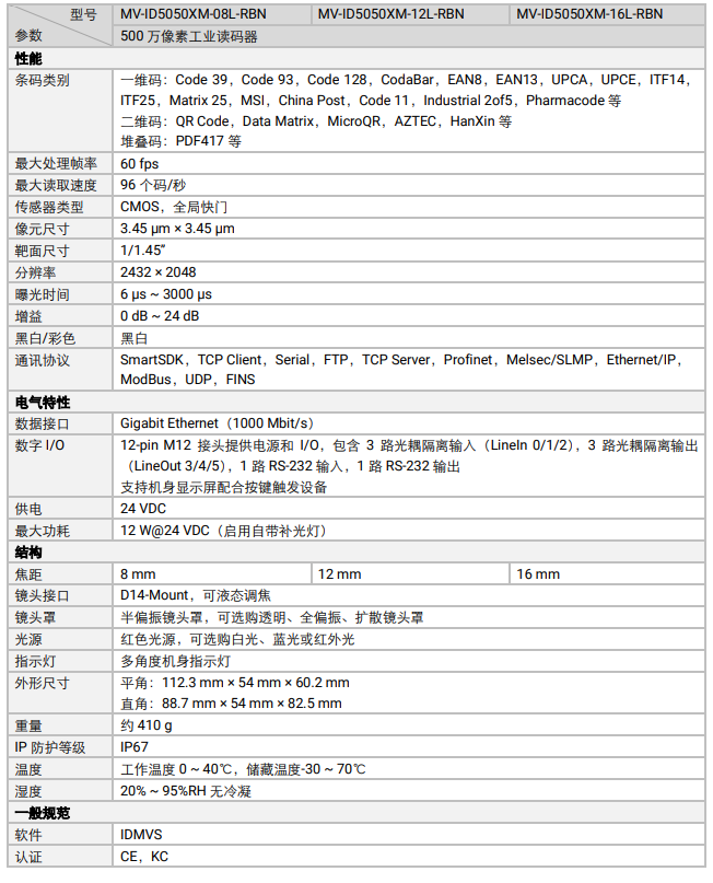 海康MV-ID5050XM-08L/12L/16L-RBN智能工業讀碼器500萬像素.png ??礛V-ID5050XM-08L/12L/16L-RBN智能工業讀碼器500萬像素.png