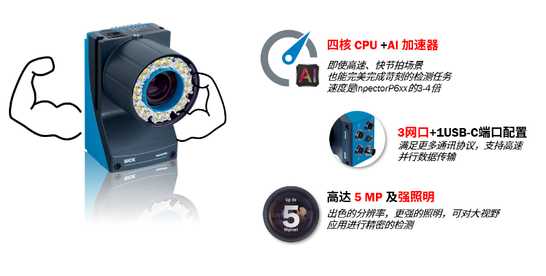 西克AI芯片的130萬像素彩色相機(jī)Inspector8301.png 西克AI芯片的130萬像素彩色相機(jī)Inspector8301.png